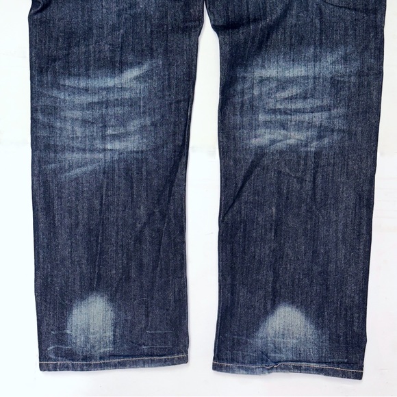 Ed Hardy mens jeans 36 x 34 new w/o tag unworn graphic pants vintage y2k fashion - Picture 7 of 9